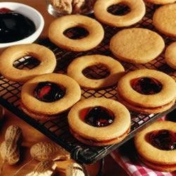 Peanut Butter and Jelly Sandwich Cookies