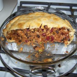 Spicy Bean and Beef Pie