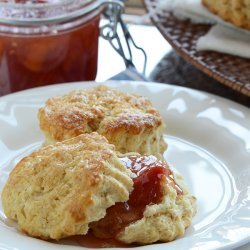 Peach Jam Scones