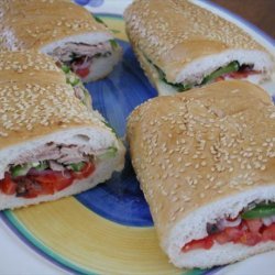 Tuna Provencale on a Baguette