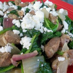 Lamb With Spinach