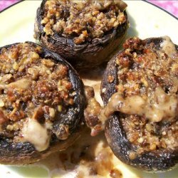 Pecan-Stuffed Mushrooms