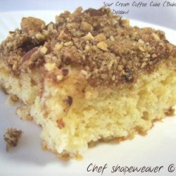 Sour Cream Coffee Cake (Baking Options)