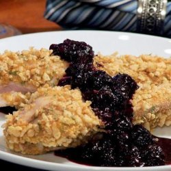 Krispy Chicken With Blueberry Sauce