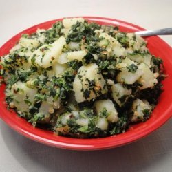 Italian Potatoes and Spinach