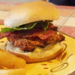 Chicken Burgers With Blue Cheese Mayo