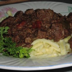 Hungarian Goulash with Red wine