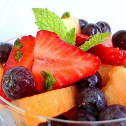 Sweet Melon and Berry Toss or Minty Fruit Salad (Ww)