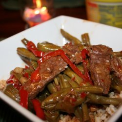 Ginger, Beef, and Green Bean Stir-Fry