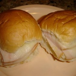 Mini Hot Ham & Swiss Sandwiches