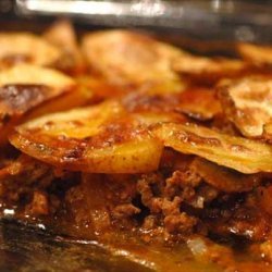 Hamburger Pie With Garlic Potatoes