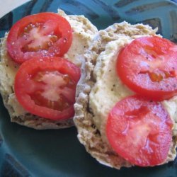 Nan's English Muffin, Hummus,  & Tomato Sandwich ( Ww )