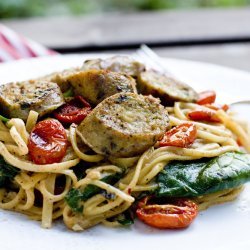 Chicken Spinach Linguini