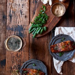 Salmon With Ginger Glaze