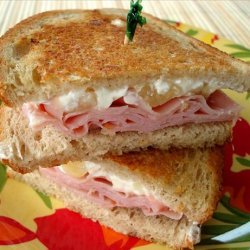 Island-Inspired Grilled Ham Sandwich
