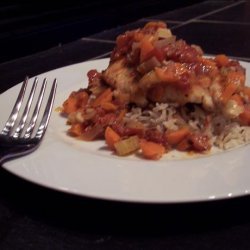 Creole Poached Chicken Breasts