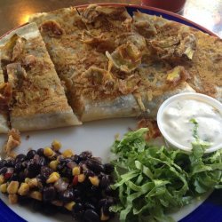 Mushroom and Jack Cheese Quesadilla