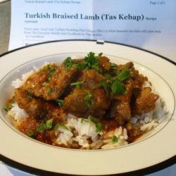 Turkish Braised Lamb (Tas Kebap)