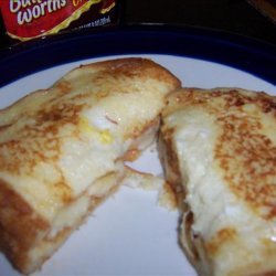 French-toasted Banana Sandwich