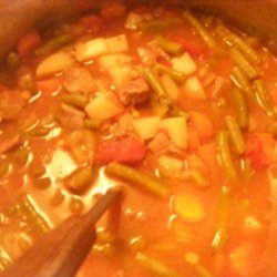 Vegetable Beef Soup (Crockpot)