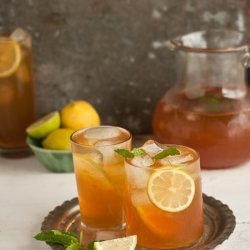 Iced Lemon & Ginger Mint Tea