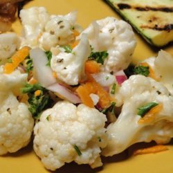 Marinated Cauliflower and Carrot Salad