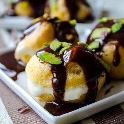 Chocolate Cream Puffs