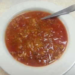 Unstuffed Cabbage Roll Soup