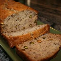 Cardamom Banana Bread With Pistachios