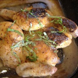 Pan Roasted Chicken With Lemon and Whole Grain Mustard