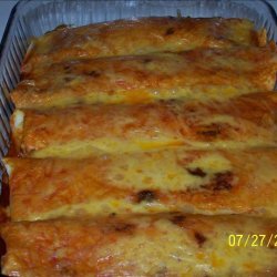 Green Chili Chicken Enchiladas