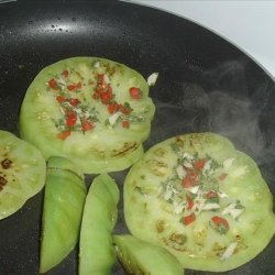 Fried Tomatoes with Garlic