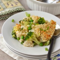 Broccoli, Rice, and Cheese Casserole