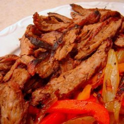 Ann's Yellow Rose Steak Fajitas