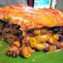 Stacked Burrito Pie