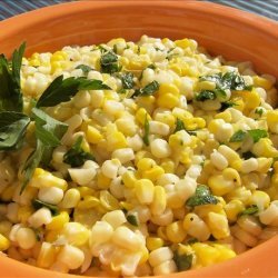 Fresh Corn With Lime and Cilantro