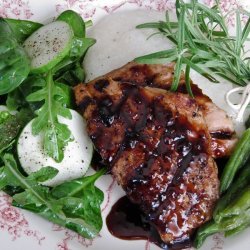 Pork Chops With Raspberry Glaze