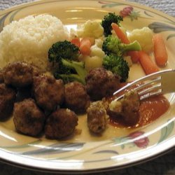 Green Curry Chicken Meatballs