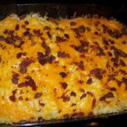 Addicting Cheesy Potato Casserole