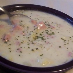 Cauliflower-Ham Chowder