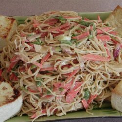 Tofu and Noodle Salad With Peanut Sauce