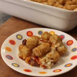 Pizza Tot Casserole