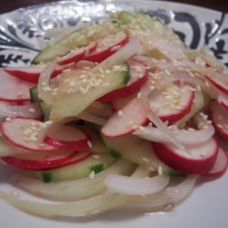 Japanese Style Cucumber and Radish Salad