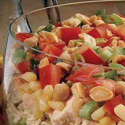 Seven Layer Chinese Chicken Salad