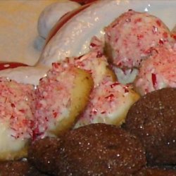 Candy Cane Snowballs