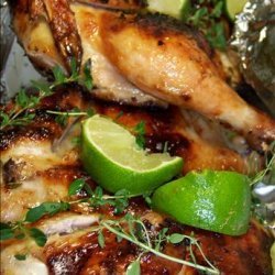 Flattened Cornish Game Hens With Garlic-citrus Marinade