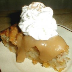 Dutch Apple Cake With Vanilla Sauce