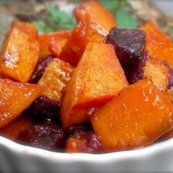 Roasted Sweet Potatoes With Honey-Lime Glaze