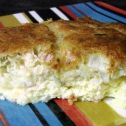 Impossible Salmon Pie