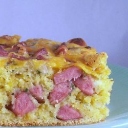 Corn Dog Dressing Bake